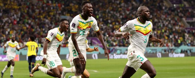 Kalidou Koulibaly strike sends Senegal into last 16 with win over Ecuador