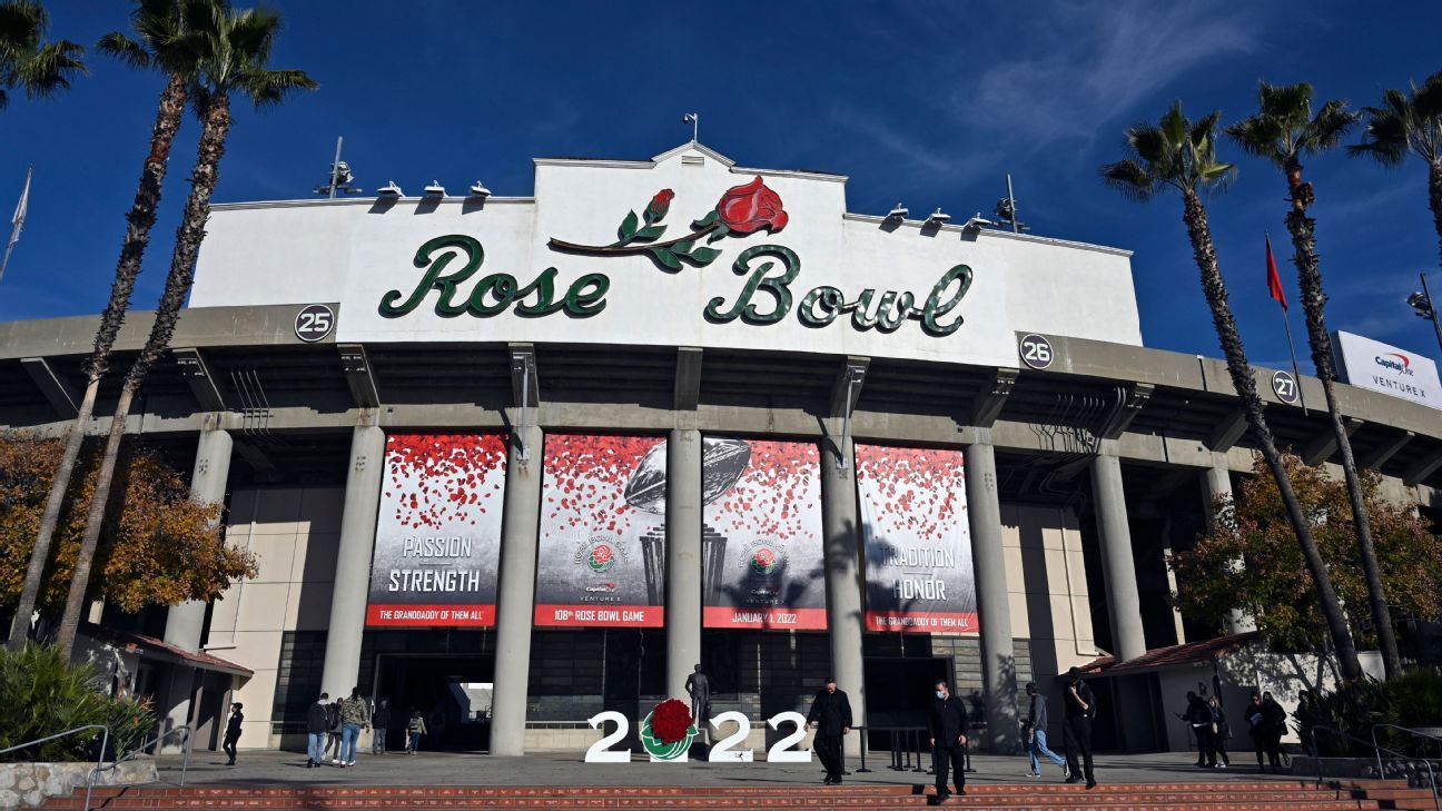 وافقت Rose Bowl على تعديل العقد للسماح بالتوسع المبكر لبرنامج CFP