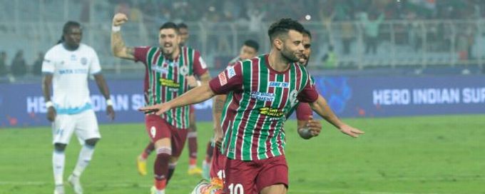 ISL 2022-23: Late Boumous penalty for ATK Mohun Bagan downs 10-man Jamshedpur FC