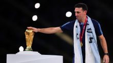 Scaloni diz que superstição abandonou na Copa de 2022 e brinca sobre Espanha: 'Como não vai me preocupar?'