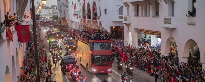 Morocco receives a triumphant homecoming after historic fourth place at the World Cup