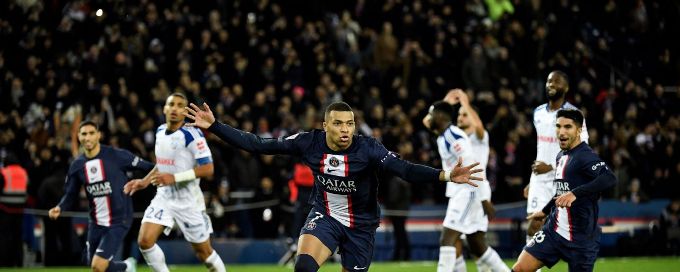 Mbappe scores late penalty to secure PSG win over Strasbourg