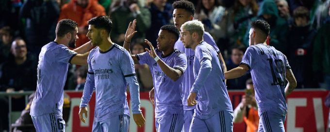 Late Rodrygo goal gives Real Madrid Copa del Rey last-32 win over Cacereno