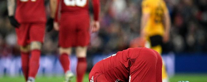 Jurgen Klopp: Mohamed Salah struggling as Liverpool's front three no longer 'well-drilled'