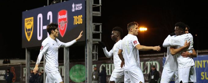 Arsenal beat Oxford United to set up FA Cup clash with Manchester City
