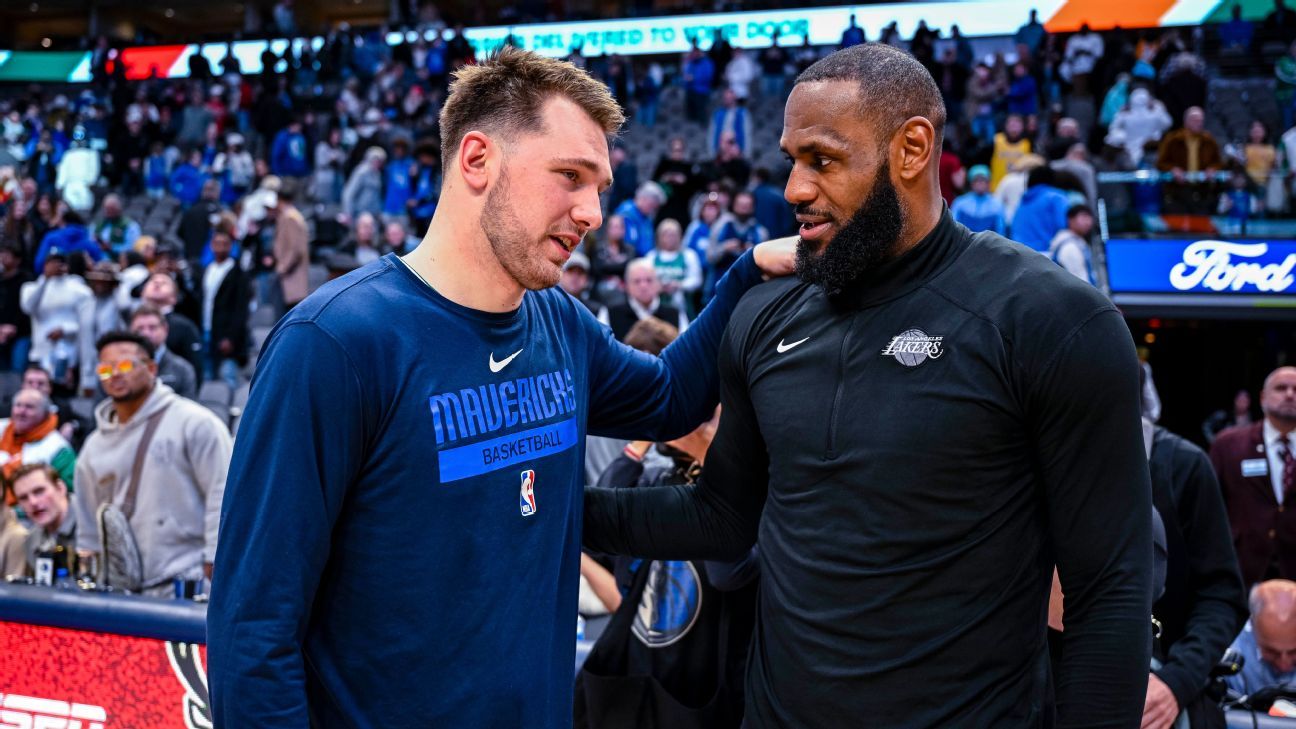 Luka, heir to the NBA’s eventual points king? For now, he’s just amazed by watching LeBron