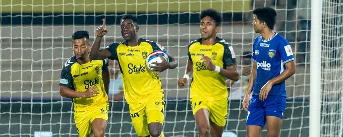 ISL 2022-23: Bart Ogbeche's 60th goal steals a point for Hyderabad against Chennaiyin