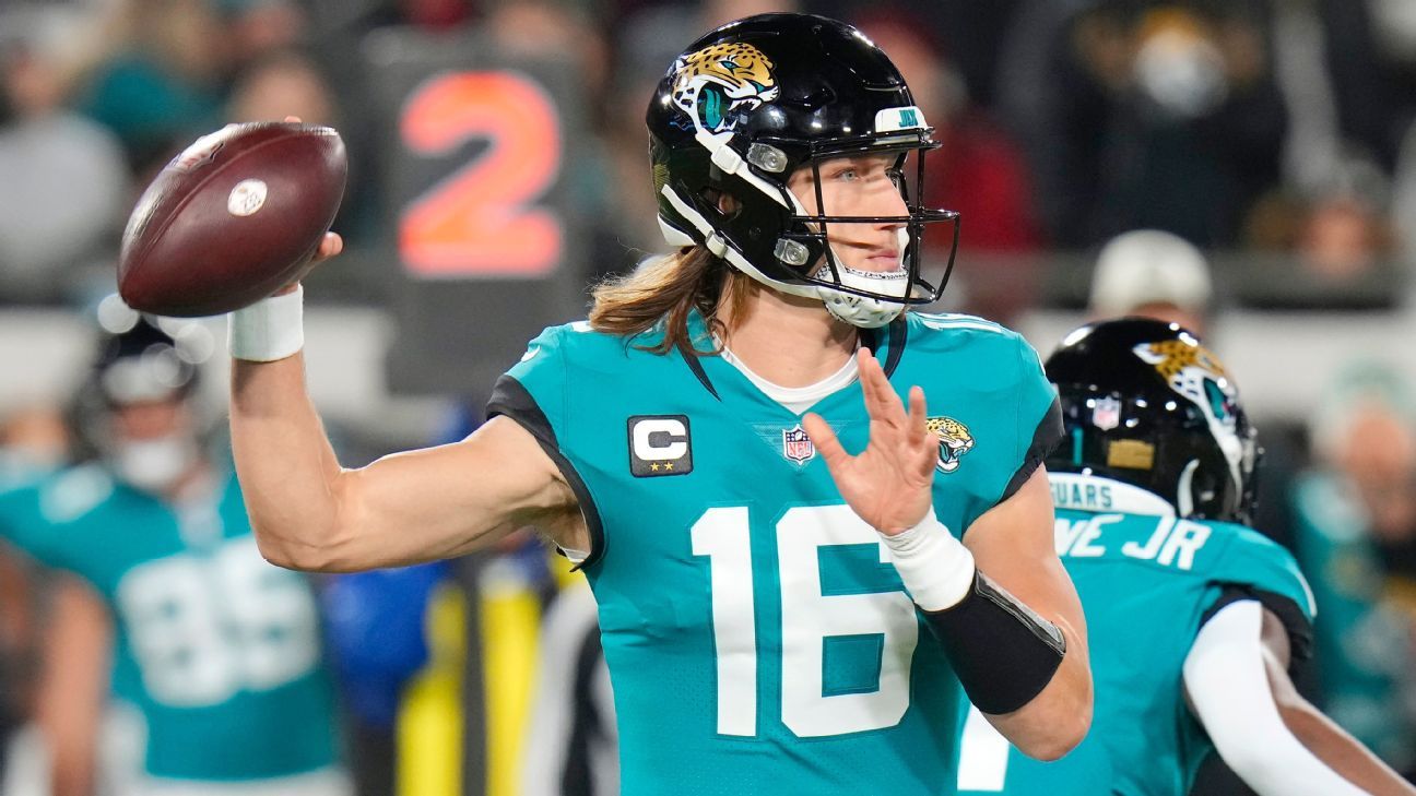 Jags QB Trevor Lawrence picked off twice early by Chargers