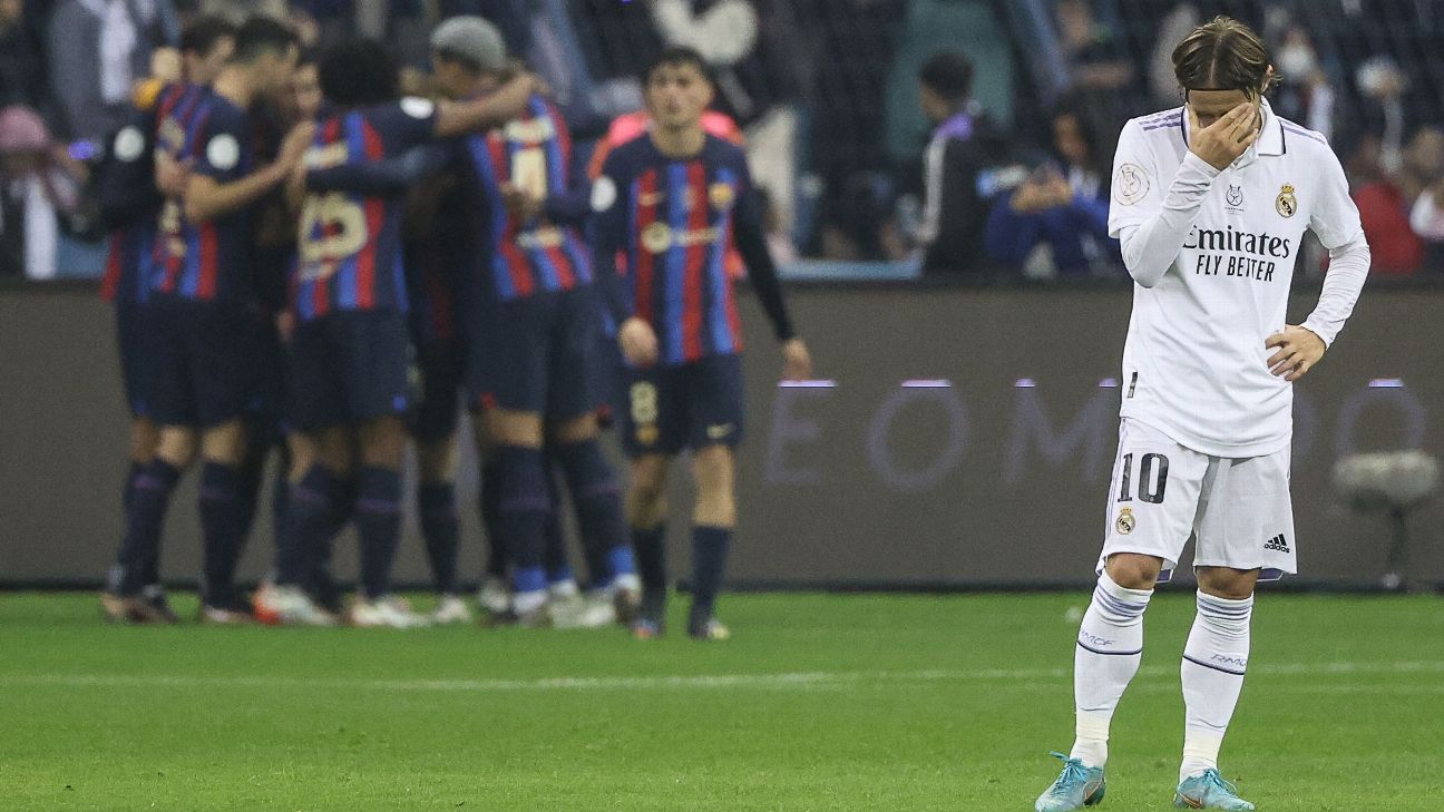 18-year-old Gavi, Barcelona crush Real Madrid in Supercopa