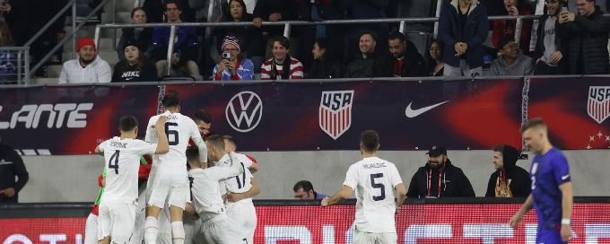 United States loses to Serbia as eight players make senior team debut
