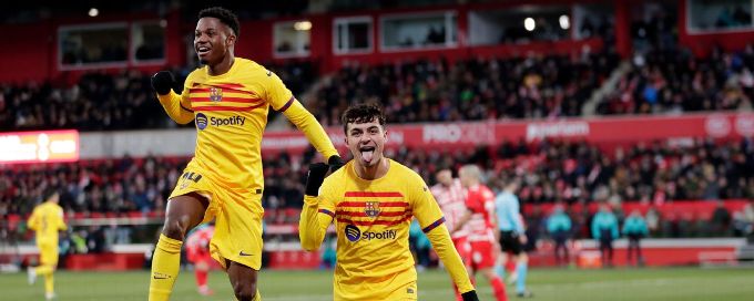 Barcelona extend LaLiga lead to six points with narrow win over Girona