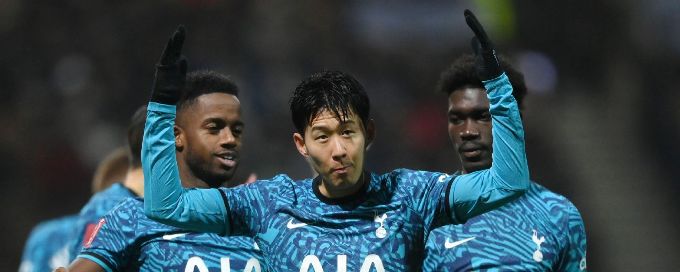 Son Heung-Min bags brace, Arnaut Danjuma scores on debut as Spurs beat Preston in FA Cup