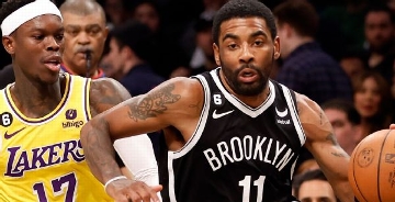 'Still dominating': Kyrie lauds LeBron, leads Nets