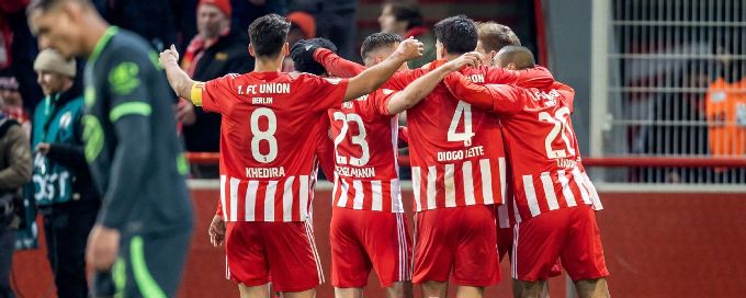 Union Berlin rally past Wolfsburg to reach German Cup quarters