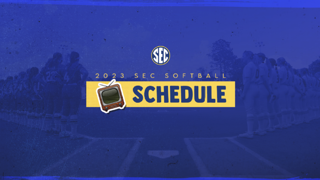 2023 SEC softball Television Schedule Announced