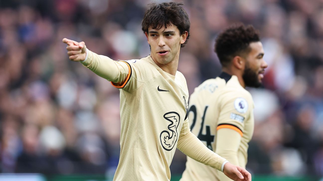Joao Felix stars with 8/10 but Chelsea fail to hold onto lead at West Ham