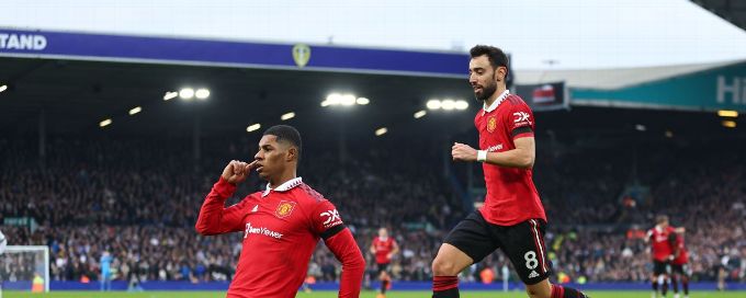 Rashford keeps Man United in Premier League title race with yet another goal to spark win at Leeds