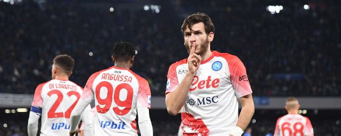 Napoli cruise to 3-0 win over Cremonese, move 16 points clear in Serie A