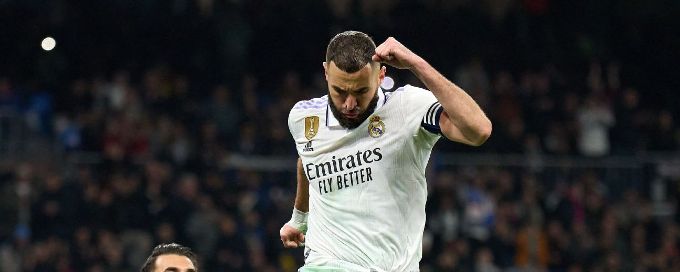 Benzema reaches new heights for Real Madrid in win over Elche to keep pace in LaLiga race