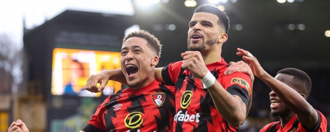 Bournemouth edge Wolves to move out of relegation zone