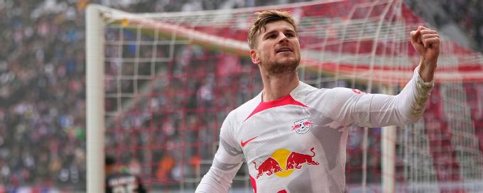 Timo Werner and Emil Forsberg goals keep Leipzig in top-four hunt