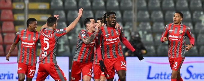 Cremonese earn first Serie A win since 1996 with late penalty against Roma
