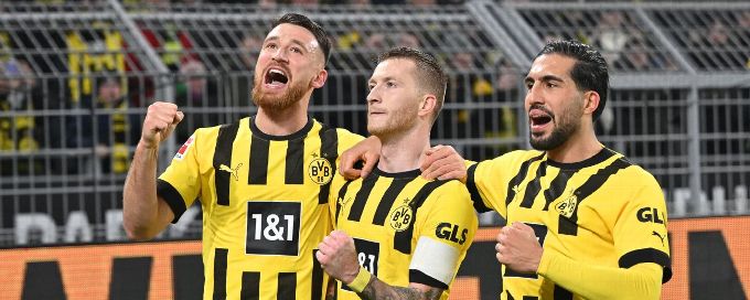 Borussia Dortmund beat RB Leipzig to go top of Bundesliga with 10th-straight win