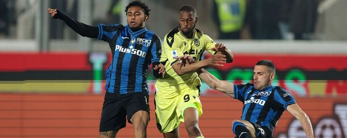 Atalanta held to goalless draw by Udinese