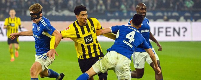 Schalke snap Dortmund's winning run with 2-2 draw in Ruhr derby