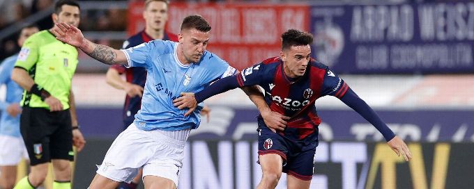 Lazio miss chance to go second in Bologna stalemate