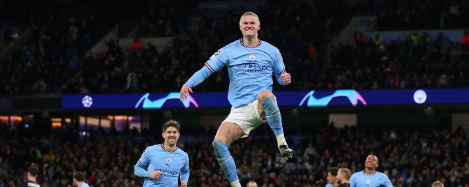 Man City benefited from early VAR call but Erling Haaland looked unstoppable in five-goal outing