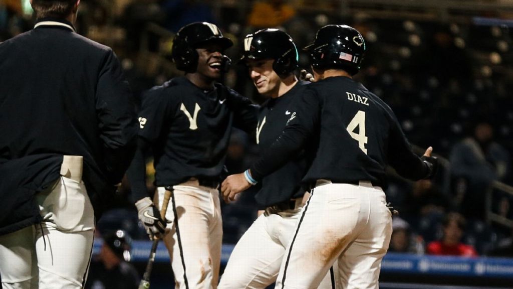 No. 6 Commodores collect 13 hits to beat Belmont