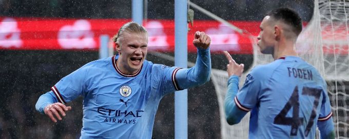 Haaland hits second hat trick of week as Man City trounce Burnley