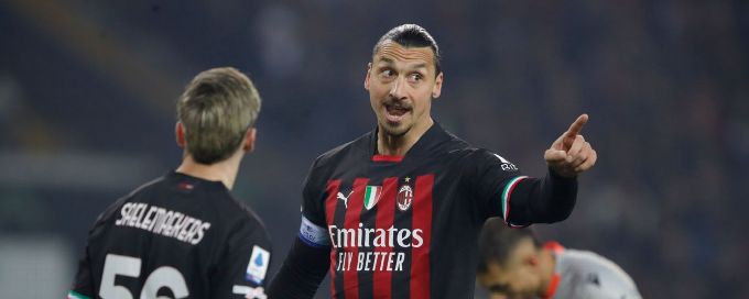 Ibrahimovic becomes oldest Serie A scorer in AC Milan loss to Udinese