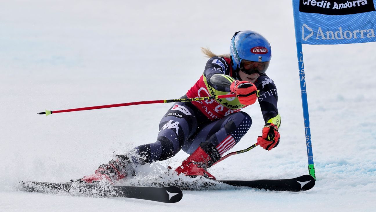 Mikaela Shiffrin encerra a temporada com a 21ª vitória recorde no slalom gigante