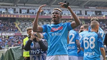 Victor Osimhen double helps Napoli win 4-0 at Torino to continue title charge