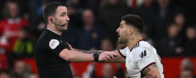 Fulham's Aleksandar Mitrovic handed eight-game ban for pushing referee