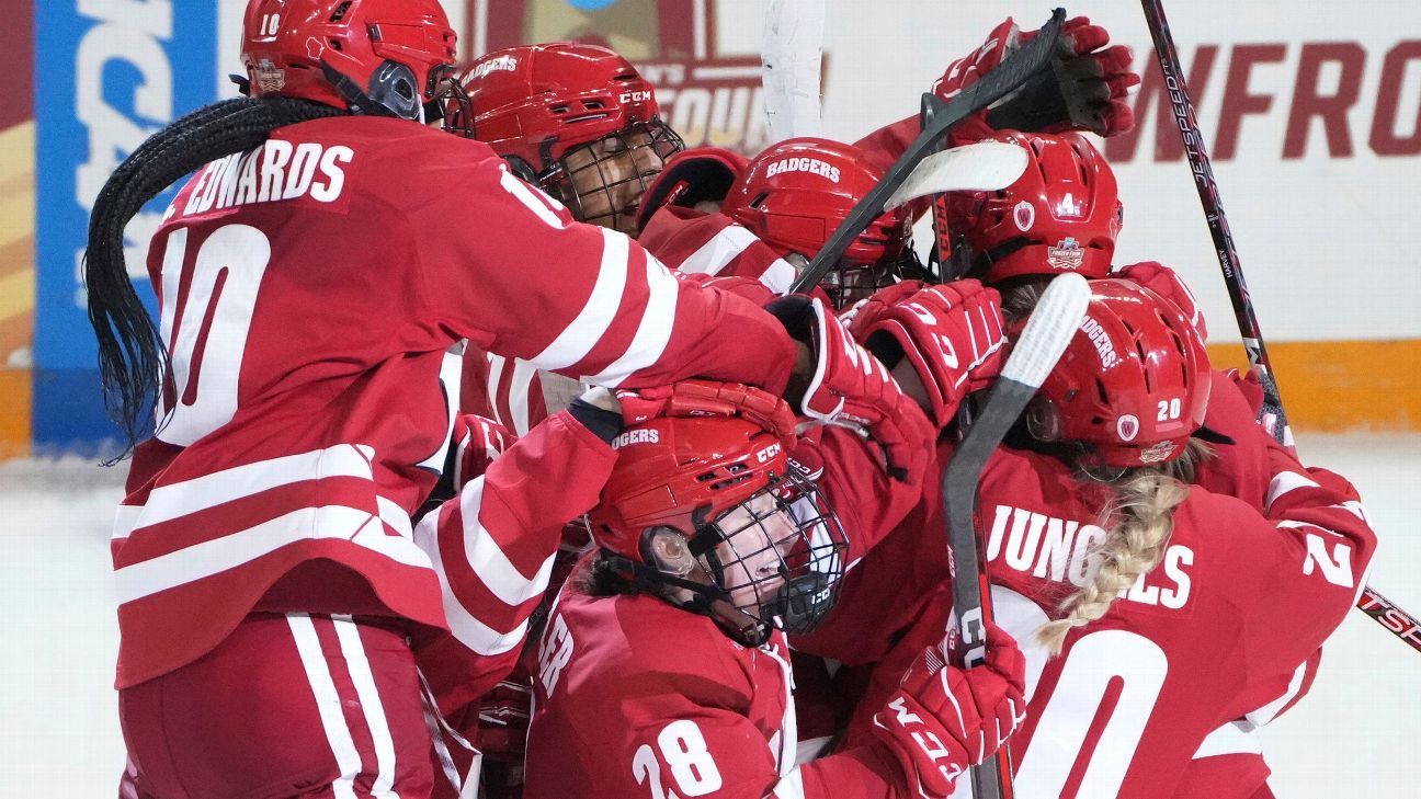 Wisconsin upsets Ohio State to win NCAA women’s hockey title