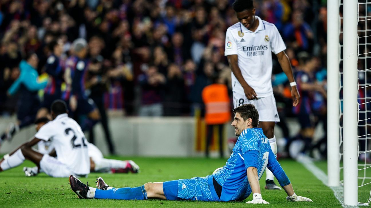 Real Madrid’s title hopes all but over – Courtois