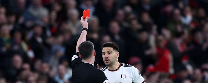 Fulham's Mitrovic, Silva charged over Manchester United FA Cup incidents