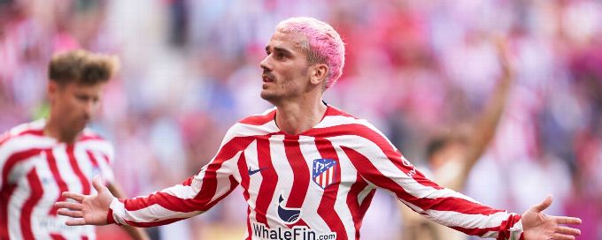 Griezmann double guides Atletico Madrid to sixth straight LaLiga win