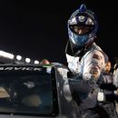 Denny Hamlin earns Talladega pole, first on superspeedway