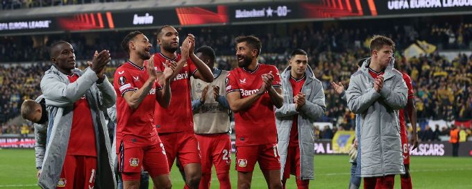 Leverkusen crush hosts Union 4-1 to book Europa League semifinal spot