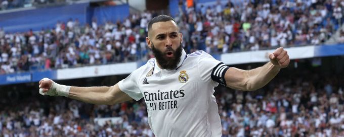 Benzema hat trick leads Real Madrid to 4-2 win over Almeria