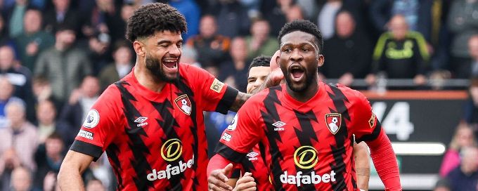 Bournemouth earn uplifting 4-1 win to deepen Leeds' relegation worries