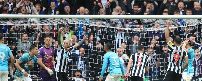 Wilson double puts Newcastle on brink of Champions League