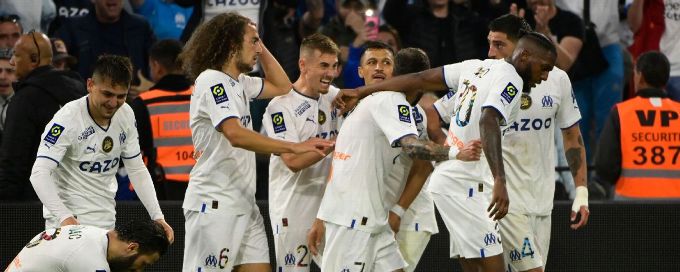 Marseille score twice in three minutes to beat Auxerre