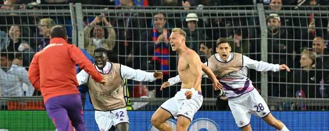 Fiorentina reach Conference League final with dramatic extra-time win over Basel