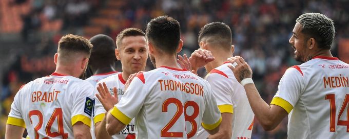 Lens close in on Champions League spot with Lorient win