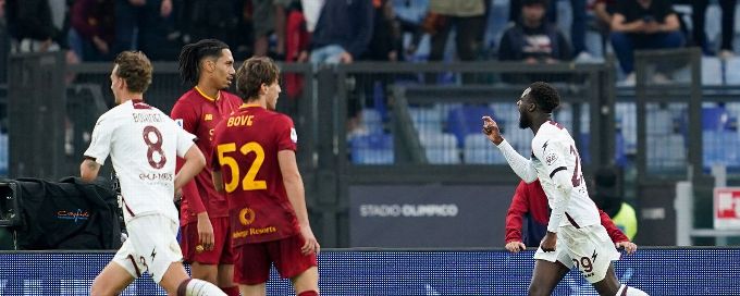 Roma's European hopes dented by Salernitana draw